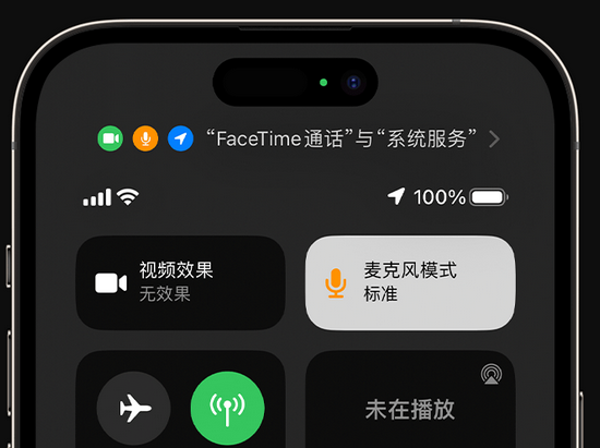 闵行苹果授权维修网点分享iPhone在通话时让你的声音更清晰 