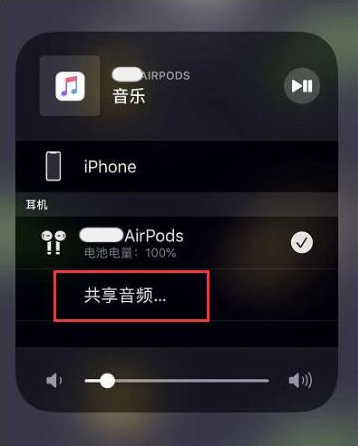 闵行苹果14音频维修点分享iPhone14音频共享设置方法 