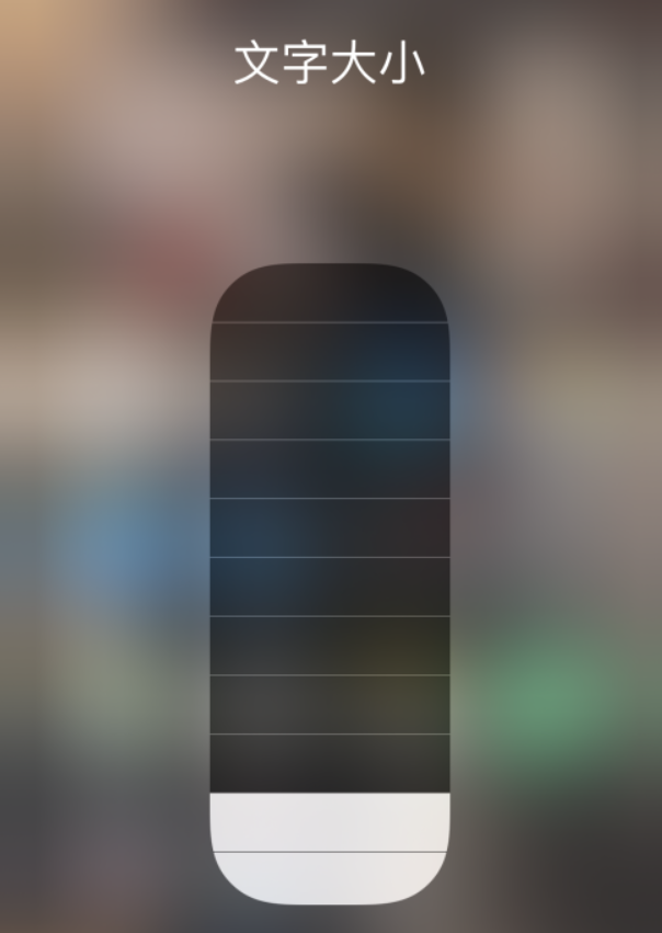 闵行苹果手机维修分享小技巧：在 iPhone 控制中心快速调节字体大小 